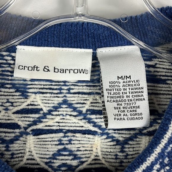 Croft & Barrow buckle front soft knitted cardigan Sz M - Picture 3 of 11